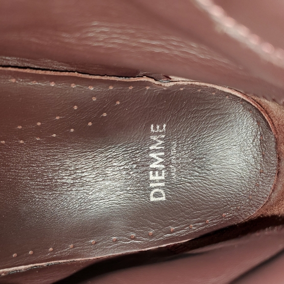 Diemme Maroon Leather Lace-Up Ankle Combat Boots Men's Size 10M - Picture 15 of 15